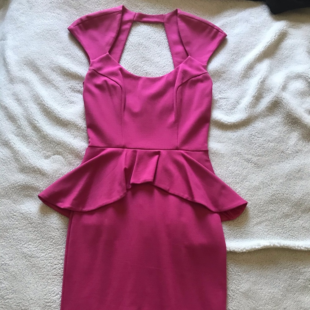 Bebe peplum dress